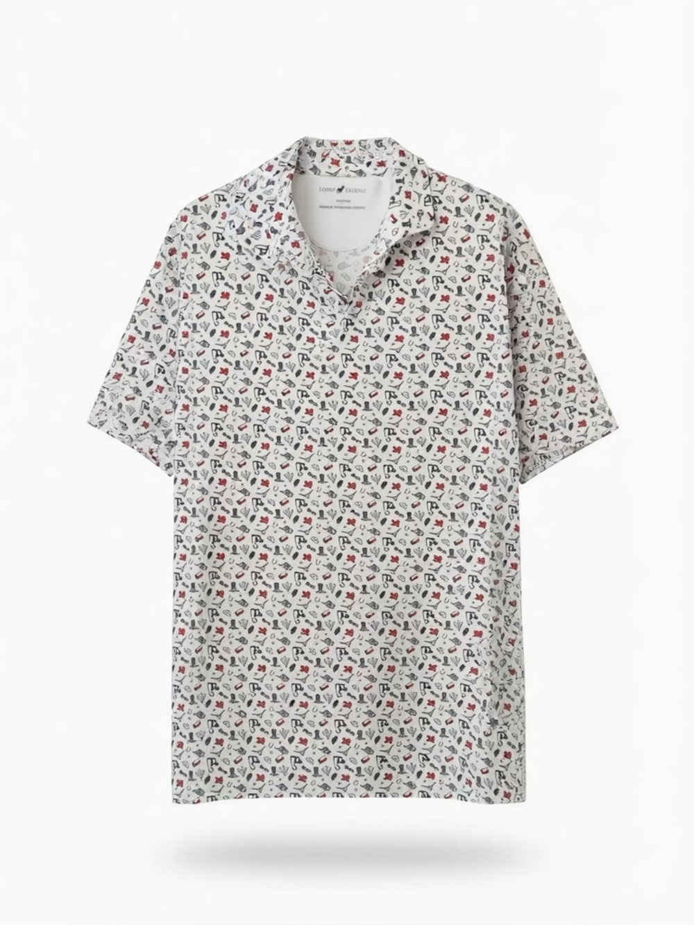 Men’s Texas themed Horn Legend Short-Sleeve Printed Shirt Size Medium